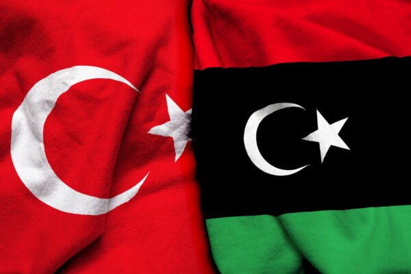 Turkey and Libya flag together