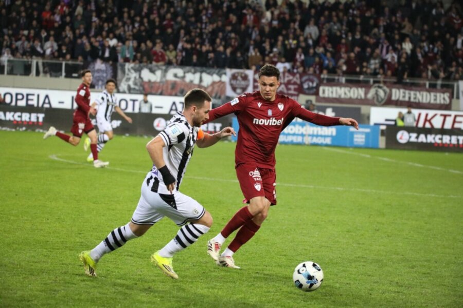 Η ΑΕΛ απέσπασε παλικαρίσια ισοπαλία 1-1 από τον ΠΑΟΚ