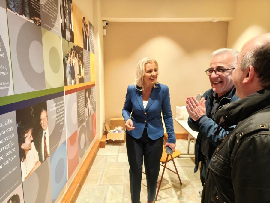 Πρώτες ματιές στο «Σπίτι Τρικαλινών Δημιουργών» από Δήμαρχο Τρικκαίων και Γραμματέα Αποκεντρωμένης Διοίκησης Θεσσαλίας – Στ. Ελλάδας