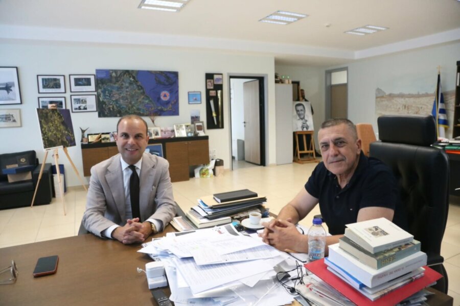 Συνάντηση Κουρέτα – Στυλιανού: Μήνυμα αισιοδοξίας για τη νέα εποχή της ΑΕΛ (φωτο-βίντεο)