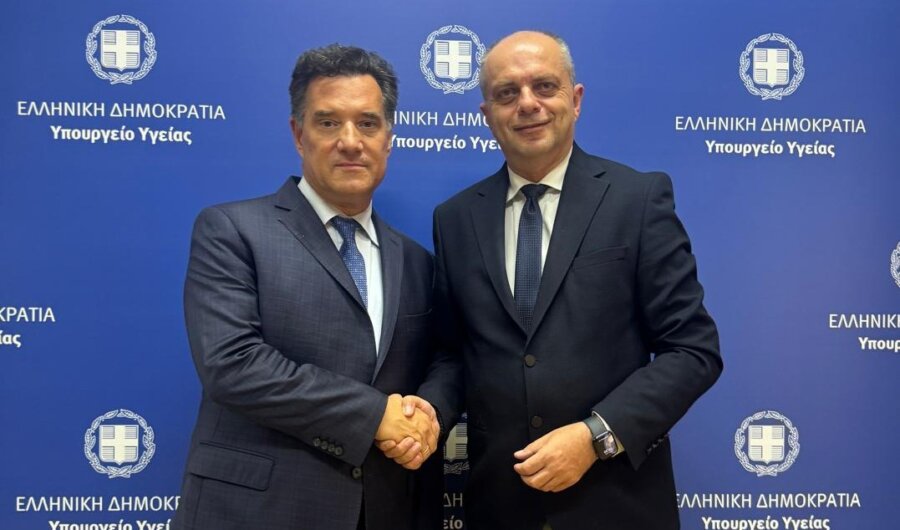 Γεωργιάδης με Χρήστο Καπετάνο: «Προτεραιότητα το νέο κτίριο του ΕΚΑΒ, οι ανακαινίσεις των Κέντρων Υγείας και η ενίσχυση των Νοσοκομείων στη Λάρισα»