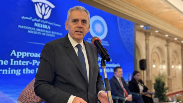 Ο Μάξιμος Χαρακόπουλος στην Ημερίδα του Καΐρου.